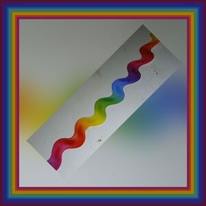 Rainbow Wavy Trim Accent Tape